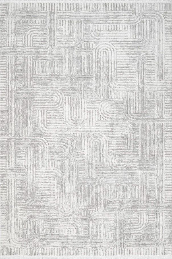 eHalıcım Lily LA14A Modern Oturma Odası Akrilik Kolay Temizlenebilir Halı