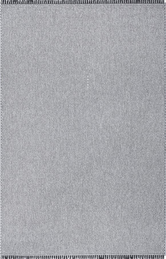 Sanat Halı Lora Plus Serisi 3743 Siyah Yumuşak Dokulu İskandinav Hav Tozu Vermeyen Halı