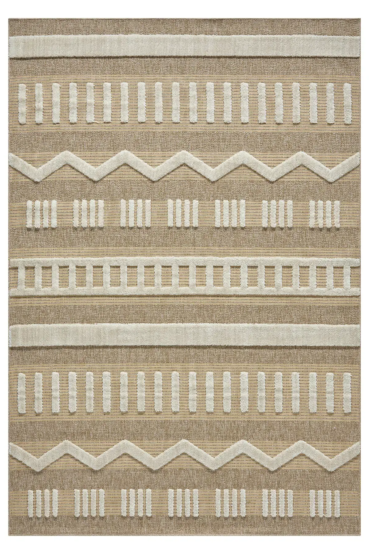 Seyran Halı Marakeş 676 Sarı Kolay Temizlenen Hav Toz Vermez Etnik Halı