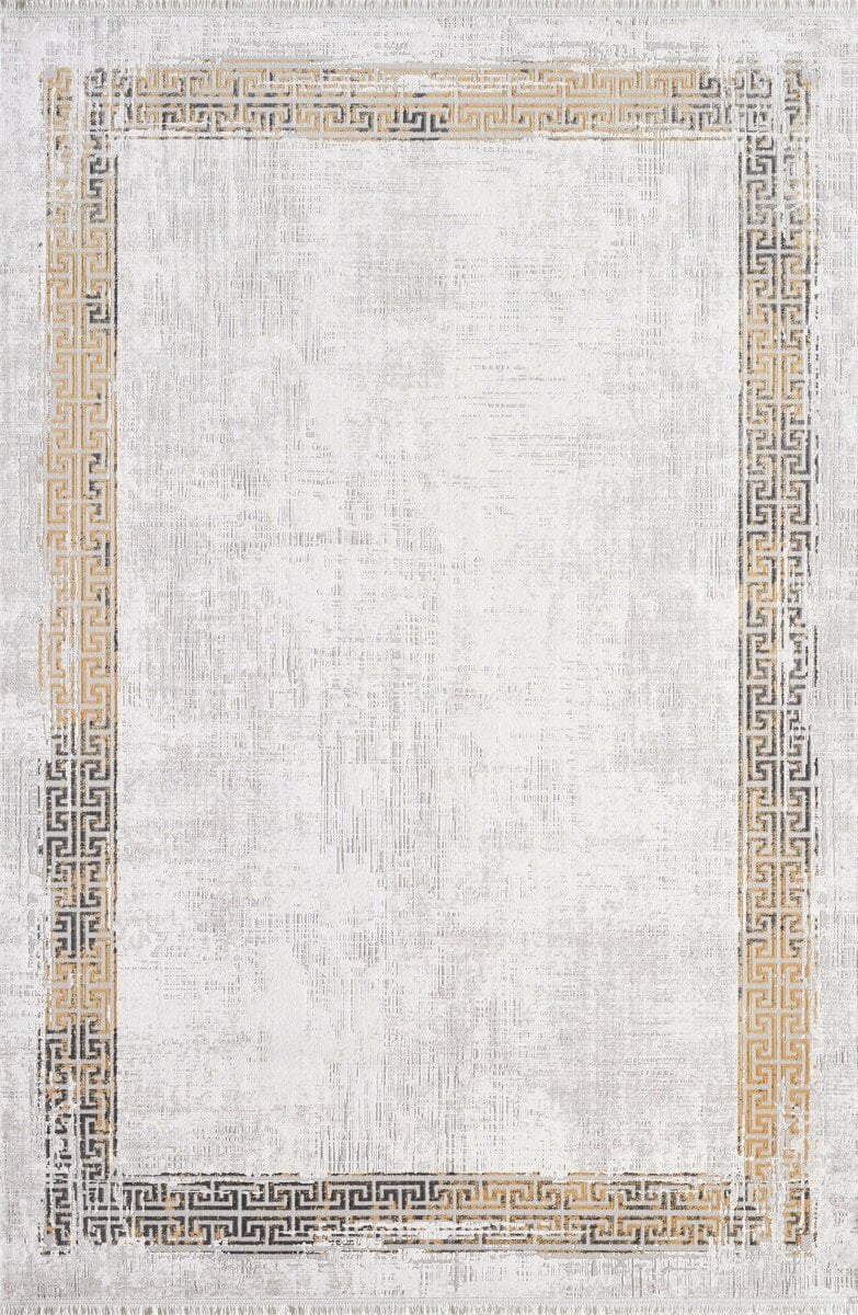 Gümüşsuyu Halı Black & Brown 11298 - Sarı