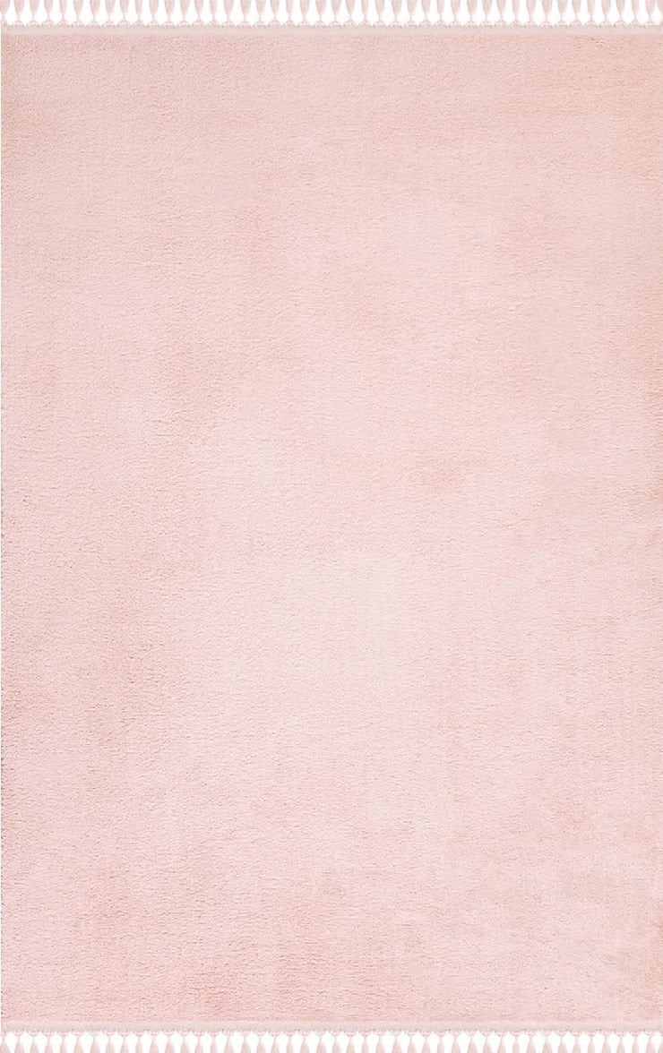 Luxess Halı Post 1059 Pembe Yumuşak Tüylü Halı
