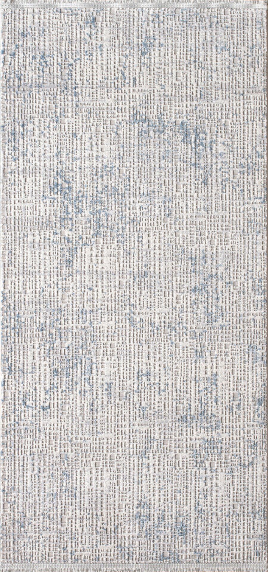 Artemis Halı Eva 01107G Krem Mavi Akrilik Salon Koridor Mutfak Yatak Odası Halısı