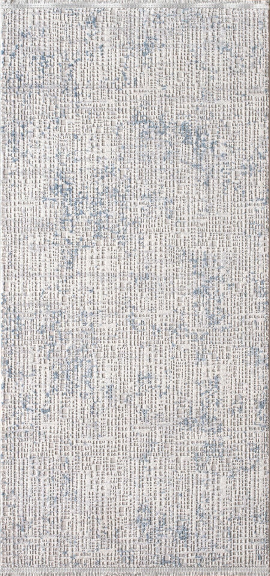 Artemis Halı Eva 01107G Krem Mavi Akrilik Salon Koridor Mutfak Yatak Odası Halısı