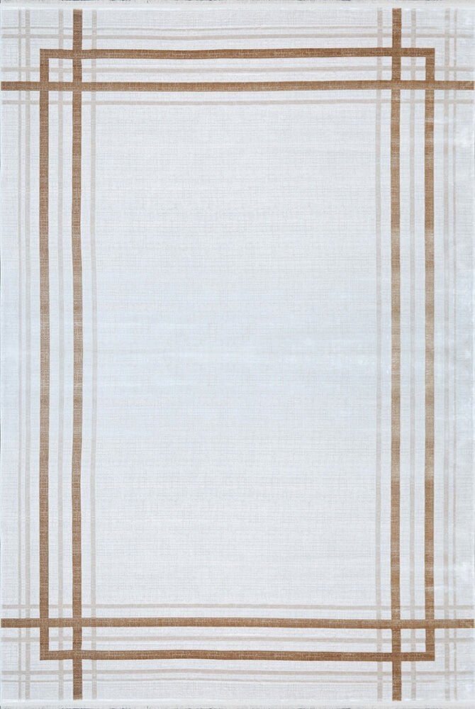 Artemis Halı Art Deko Y1014S Yumuşak Dokulu Yüksek Kaliteli Çerçeveli Modern Şık Halı