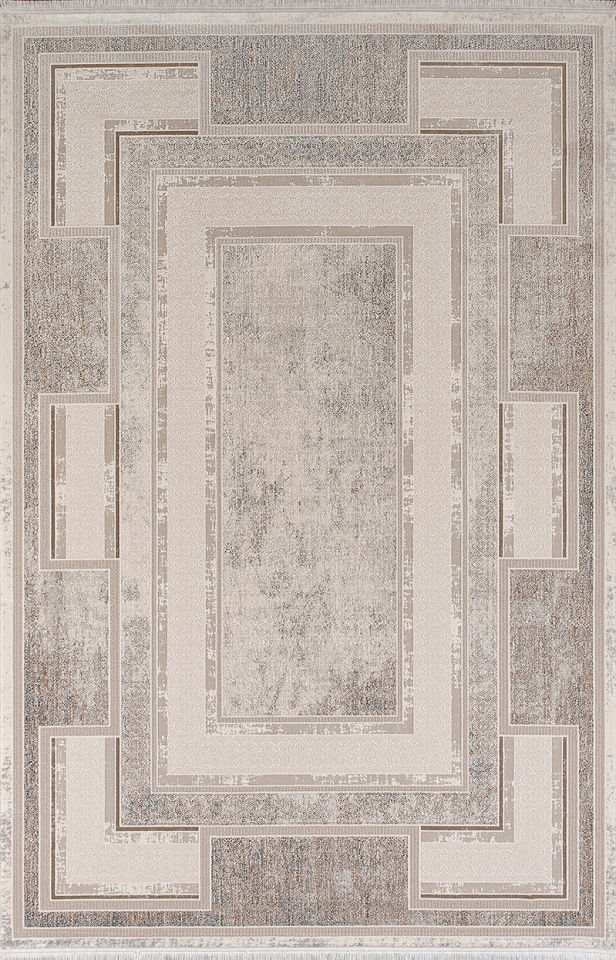 Royal Halı Vintage VH04A Bej Krem Akrilik Yumuşak Dokulu Modern Eskitme Halı