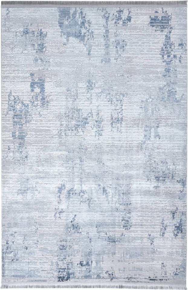 Louis Casa Valor 5807 Lacivert Modern Saçaklı Kilim
