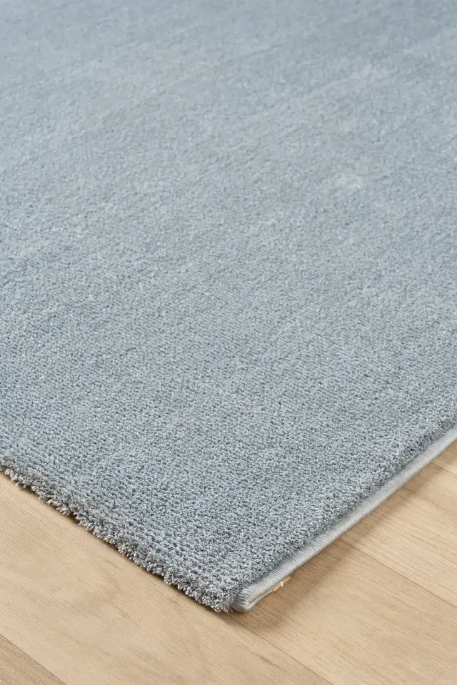 Seyran Halı Bali 4500 Mavi Yumuşak Dokulu Modern Yolluk