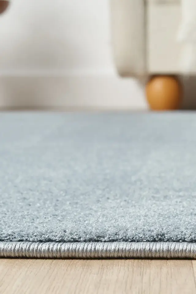 Seyran Halı Bali 4500 Mavi  Yumuşak Dokulu Modern Halı