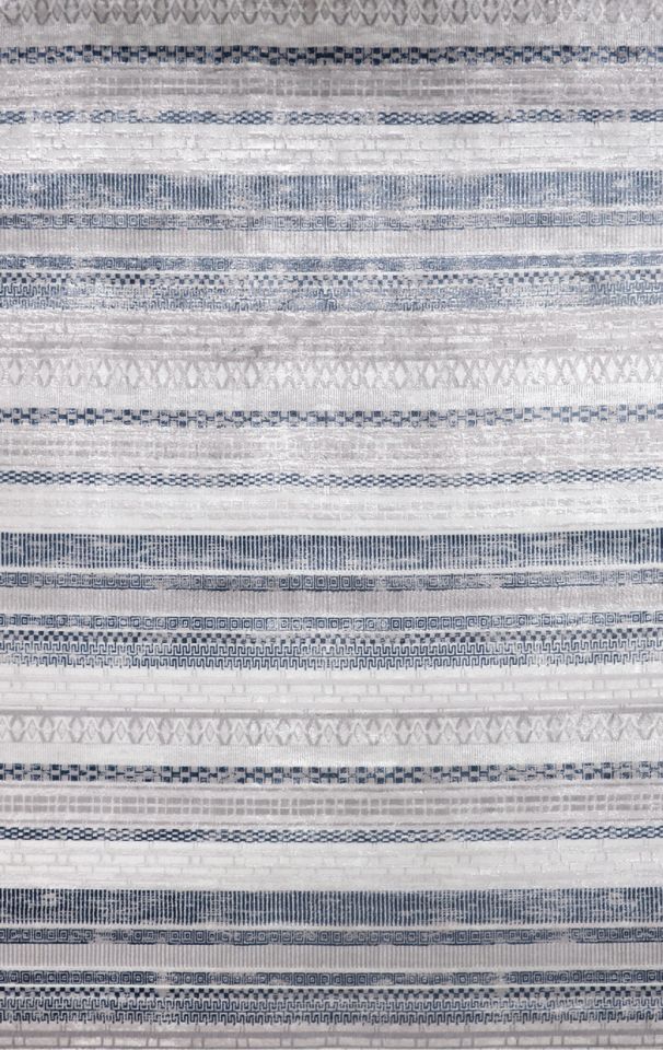 Nexus Halı Sorbe 1903-04 Mavi Polyester Akrilik Yumuşak Dokulu Modern Şık Halı