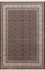 Artemis Halı Silk 5222A Kahve Viskon Çerçeveli Klasik Oturma Odası ve Salon Halısı
