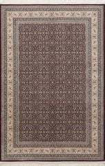 Artemis Halı Silk 5222A Kahve Viskon Çerçeveli Klasik Oturma Odası ve Salon Halısı