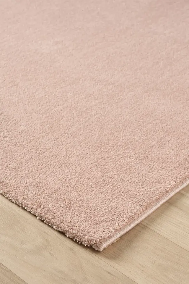 Seyran Halı Bali 4500 Pembe  Yumuşak Dokulu Modern Yolluk