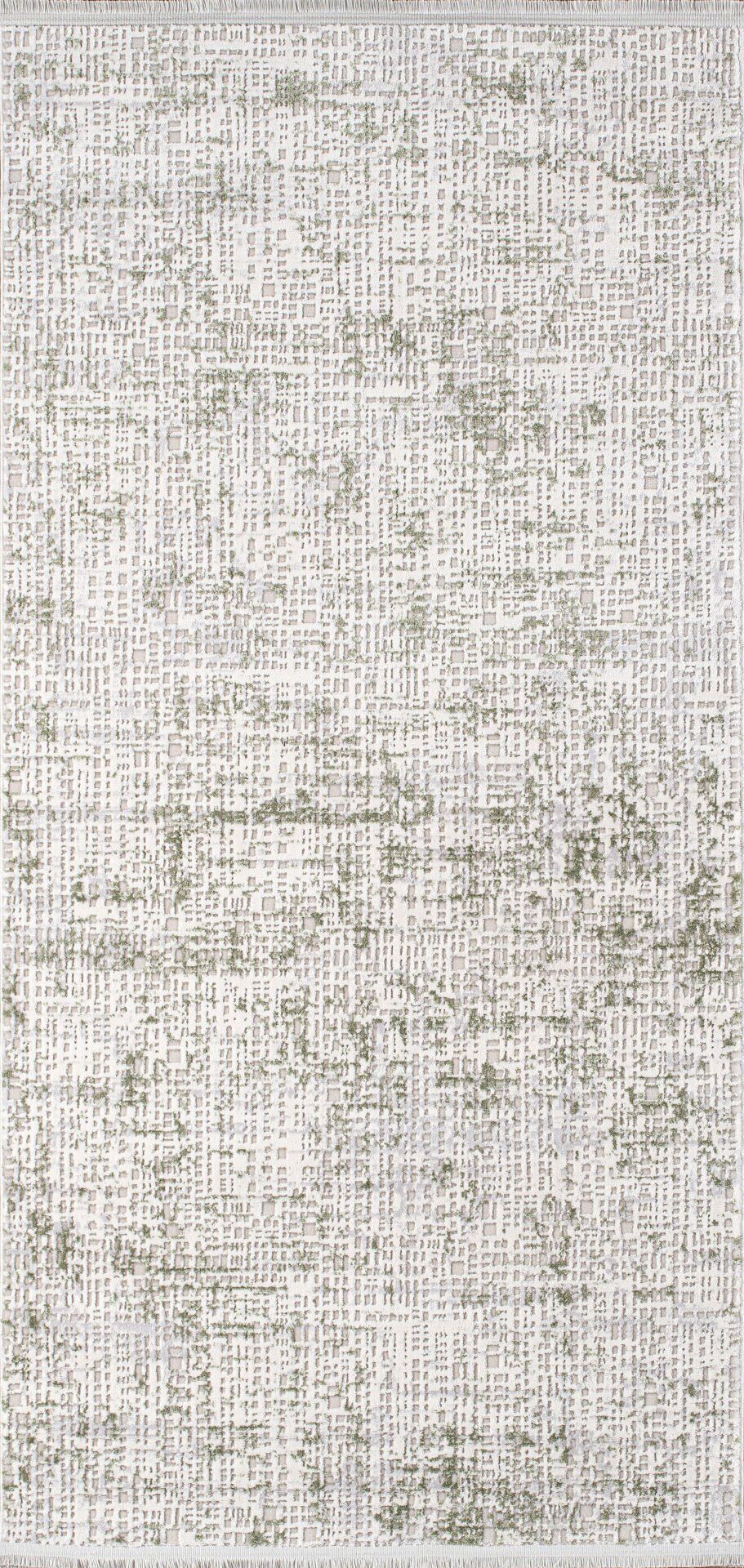 Artemis Halı Eva 01107M Krem Yeşil Akrilik Salon Koridor Mutfak Yatak Odası Halısı