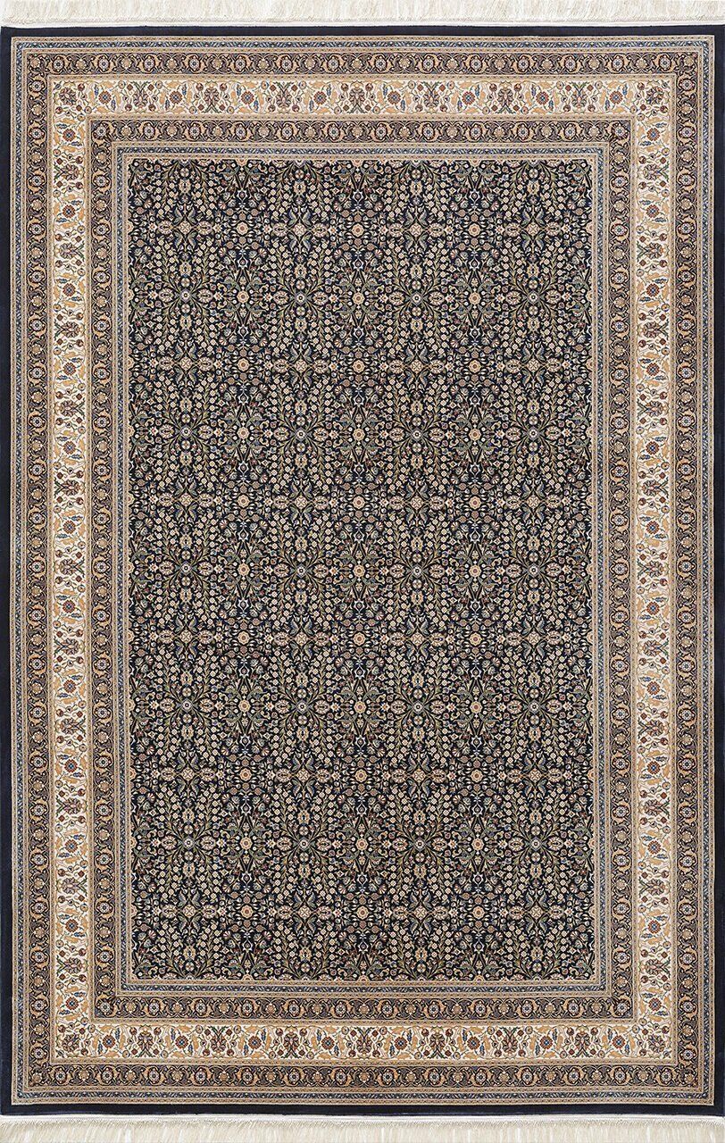 Artemis Halı Silk 5222B Kahve Viskon Çerçeveli Klasik Oturma Odası ve Salon Halısı