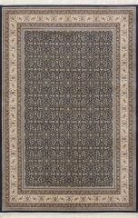 Artemis Halı Silk 5222B Kahve Viskon Çerçeveli Klasik Oturma Odası ve Salon Halısı