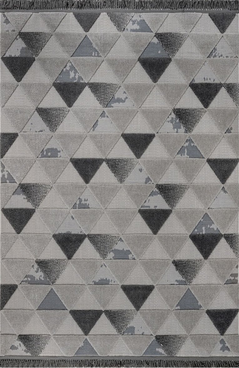 Luxess Halı Trend 1091 Antrasit Polyester Şönil İplik Modern Şık Yüksek Kaliteli Halı