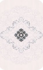 Nexus Halı Albina 5435 Gri Akrilik Çerçeveli Dokuma Taban Saçaklı Şık Halı