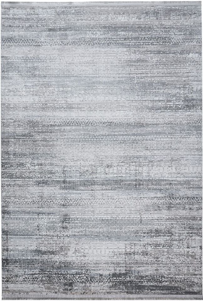 Louis Casa Valor 5811 Antrasit Modern Saçaklı Kilim