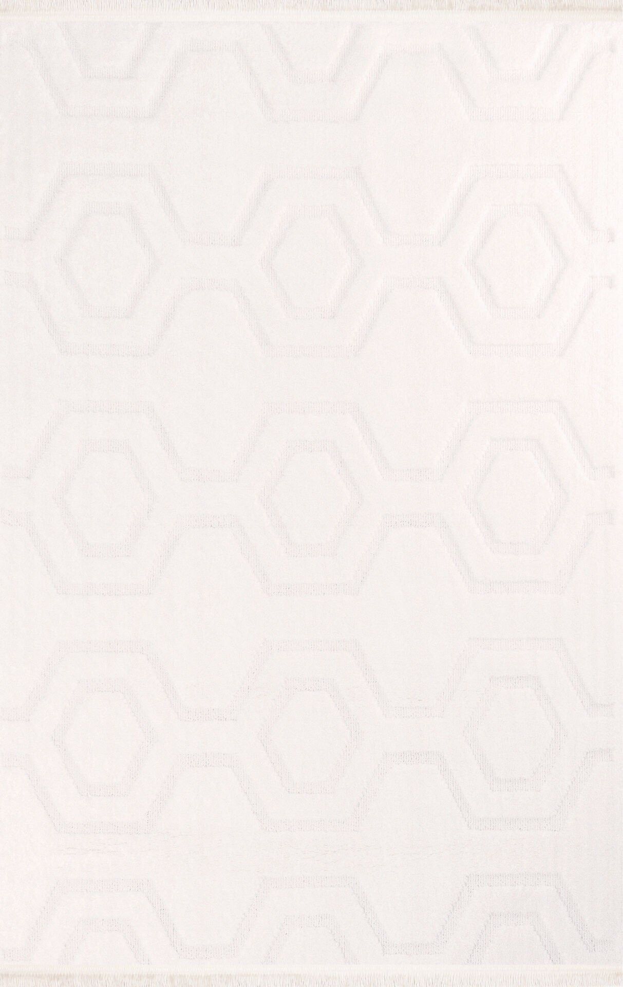 Nexus Halı Thalia 655 Krem Polyester Pamuk Atkı Taban Saçaklı Yumuşak Dokulu Halı