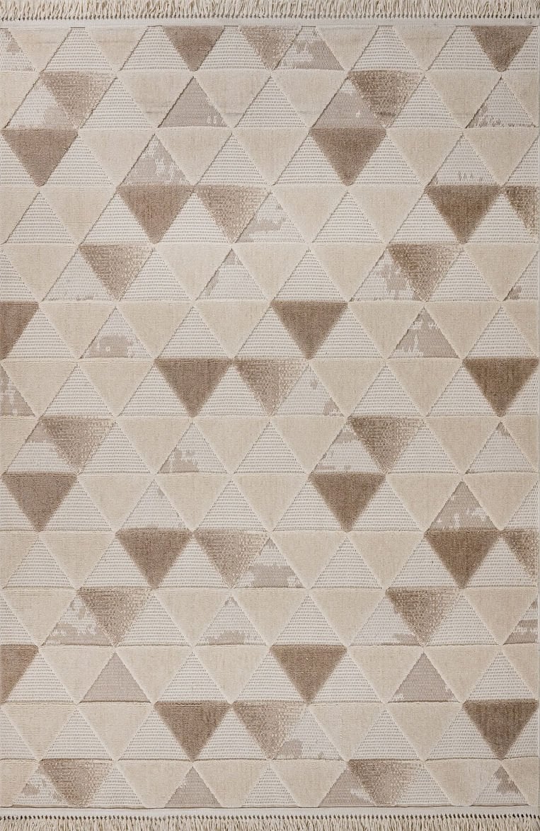 Luxess Halı Trend 1091 Vizon Polyester Şönil İplik Modern Şık Yüksek Kaliteli Halı