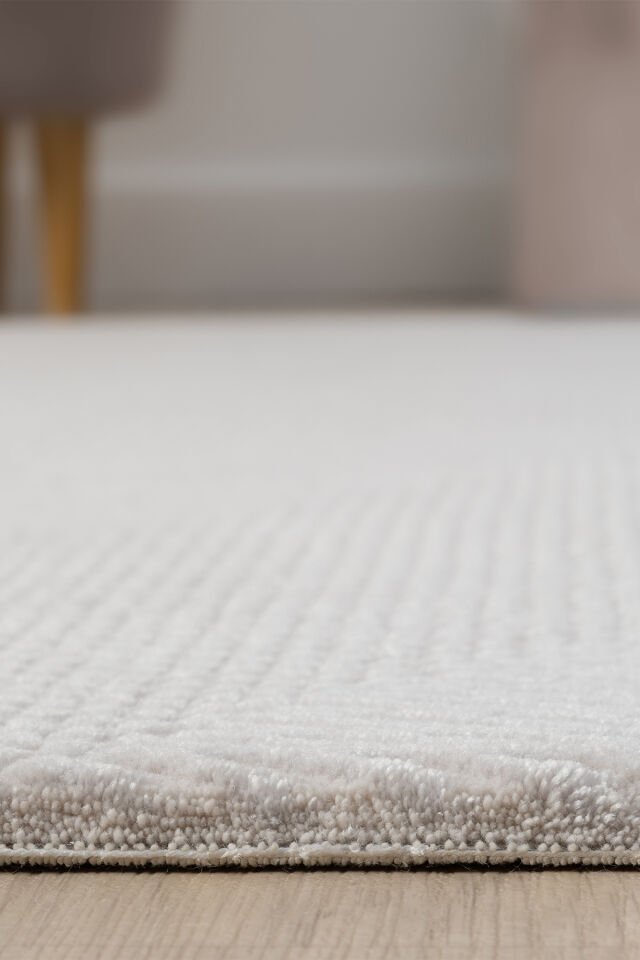 Seyran Halı Lima 0556 Gri Akrilik Pamuk Taban Modern Saçaklı Halı