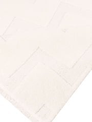 Nexus Halı Thalia 658 Krem Polyester Pamuk Atkı Taban Saçaklı Yumuşak Dokulu Halı