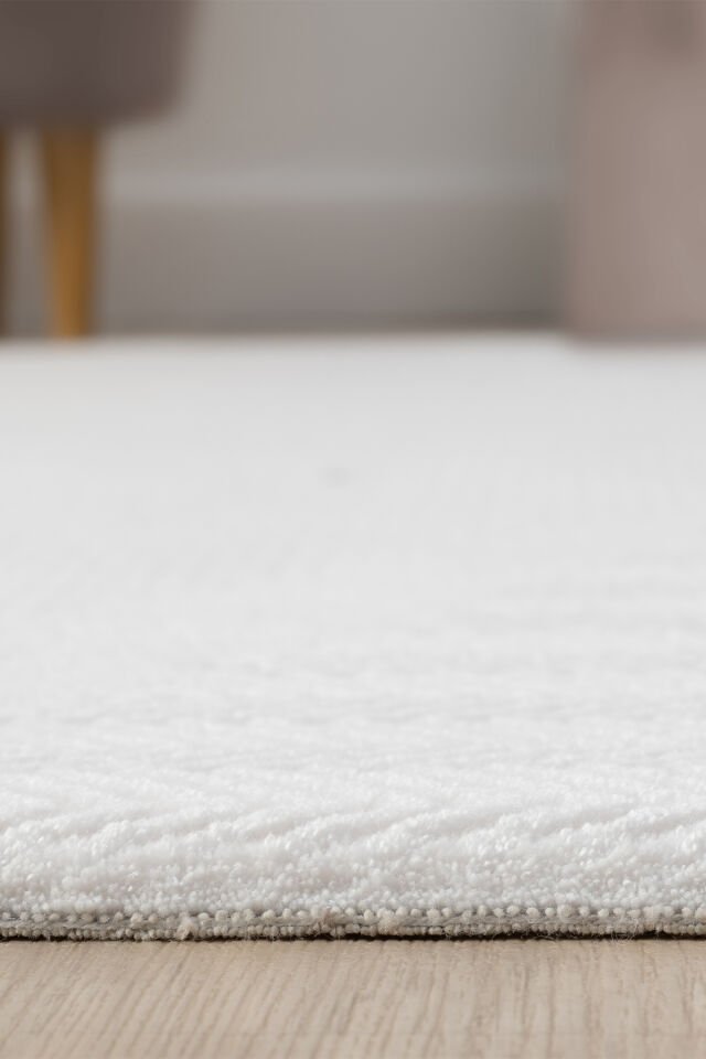 Seyran Halı Lima 0556 Krem Akrilik Pamuk Taban Modern Saçaklı Halı