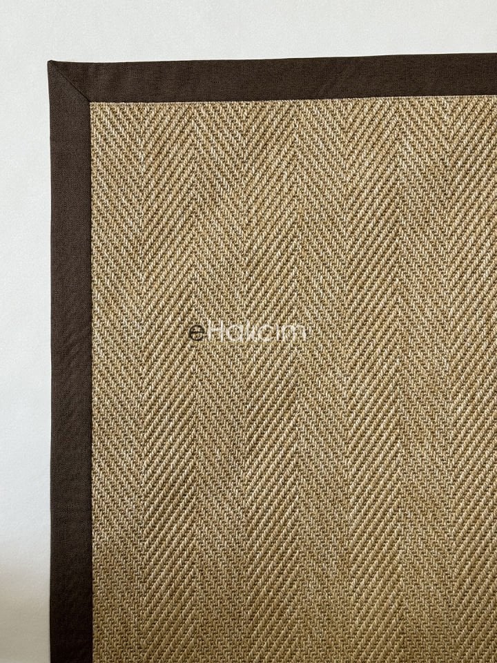 eHalıcım Bombay 665 Bej Kolay Temizlenir Hav Tozu Vermeyen Bordürlü Balık Sırtı Halı