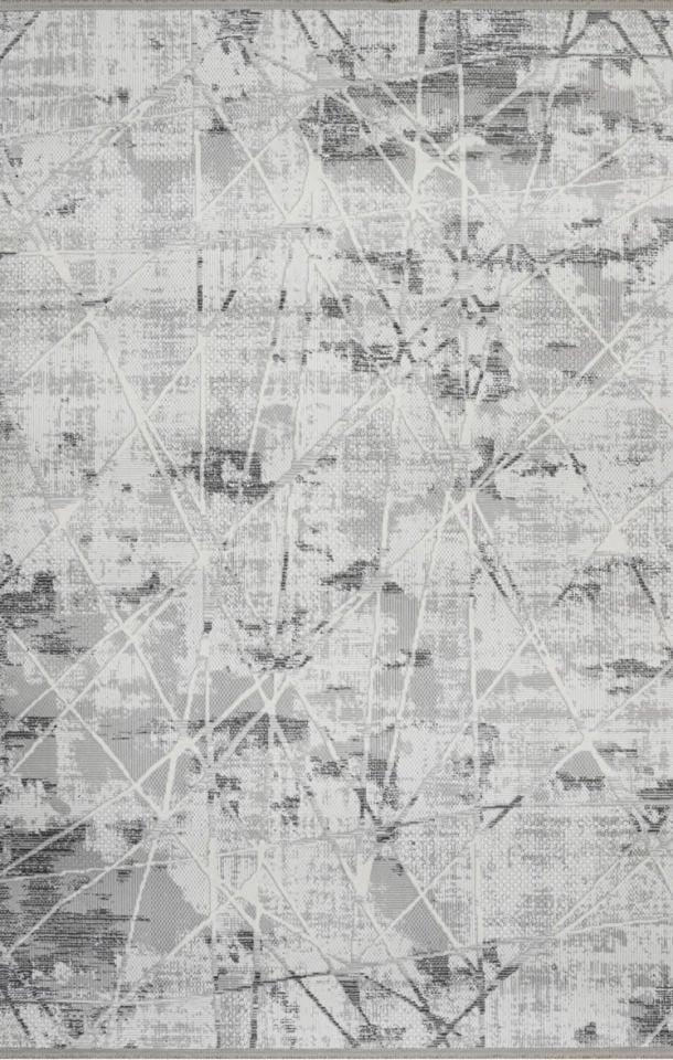 Luxess Halı Markiz 1093 Gri Polyester Modern Pamuk Taban Halı