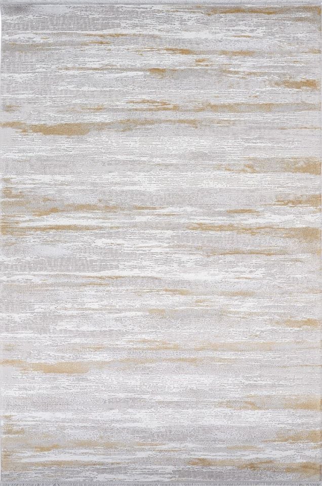 Artemis Halı Karizma 2828E Gold Gri Polyester Oturma Odası ve Salon Halısı