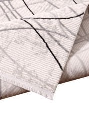 Nexus Halı Melange 3904 Gri Polyester Saçaklı Yüksek Kalite Halı