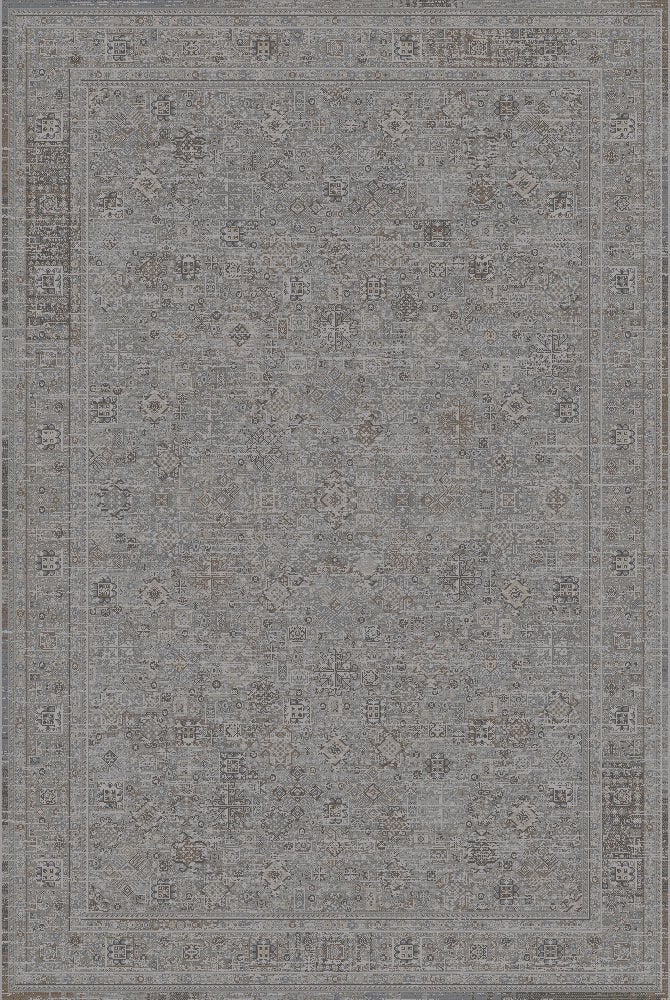 Artemis Halı Hermes Color B104GR Yüksek Kaliteli Yumuşak Dokulu Çerçeveli Modern Şık Halı