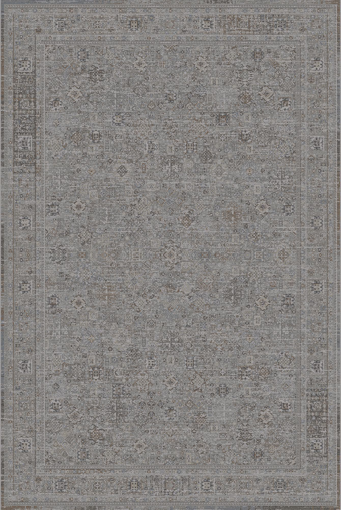 Artemis Halı Hermes Color B104GR Yüksek Kaliteli Yumuşak Dokulu Çerçeveli Modern Şık Halı