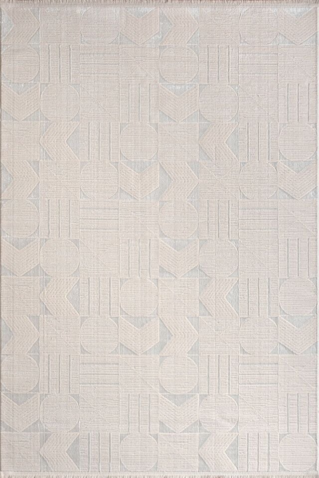 Artemis Halı Gina 03074A Krem Yumuşak Dokulu Salon Koridor Mutfak Yatak Odası Halısı