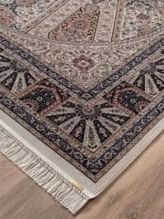 eHalıcım Hereke HR03A Kara Tezgah Üst Kalite Doğal İplik Klasik Halı