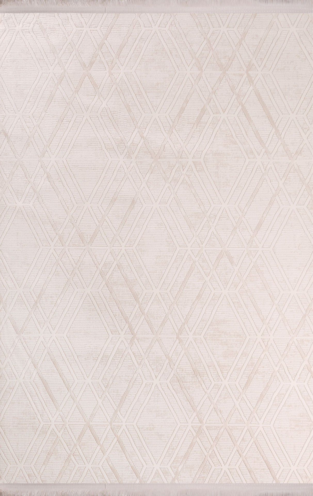 Nexus Halı Melange 4181 Krem Polyester Saçaklı Yüksek Kalite Halı