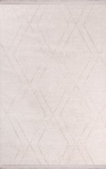 Nexus Halı Melange 4181 Krem Polyester Saçaklı Yüksek Kalite Halı