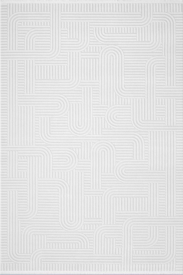 eHalıcım Lily LA13A Modern Oturma Odası Akrilik Kolay Temizlenebilir Halı