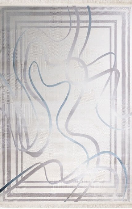 Nexus Halı Elegant 4405 Akrilik Modern Çerçeveli Yumuşak Dokulu Şık Oturma Odası Halısı