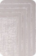 Nexus Halı Melange 4730 Krem Polyester Çerçeveli Saçaklı Yüksek Kalite Halı