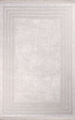 Nexus Halı Melange 4730 Krem Polyester Çerçeveli Saçaklı Yüksek Kalite Halı