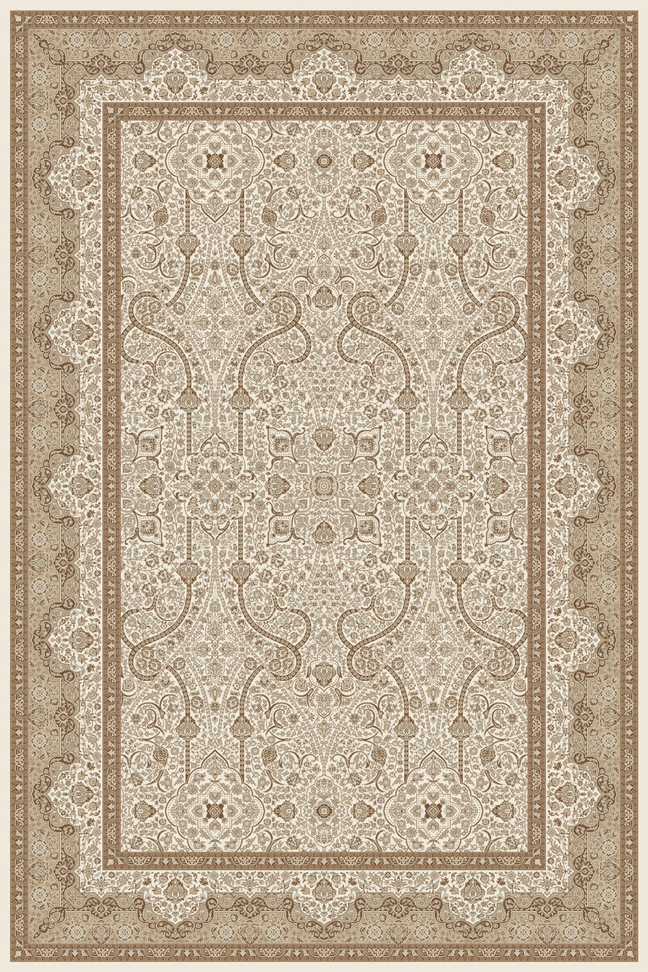 eHalıcım Hereke HR04A Kara Tezgah Üst Kalite Doğal İplik Klasik Halı