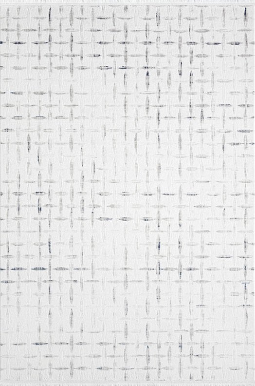 Atlas Halı Hermes HU01A Gri Krem Yumuşak Dokulu Akrilik Makine Dokuması Halı