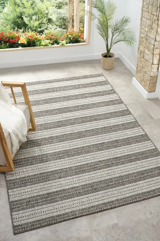 Seyran Halı Etnik 2552 Antrasit Yolluk