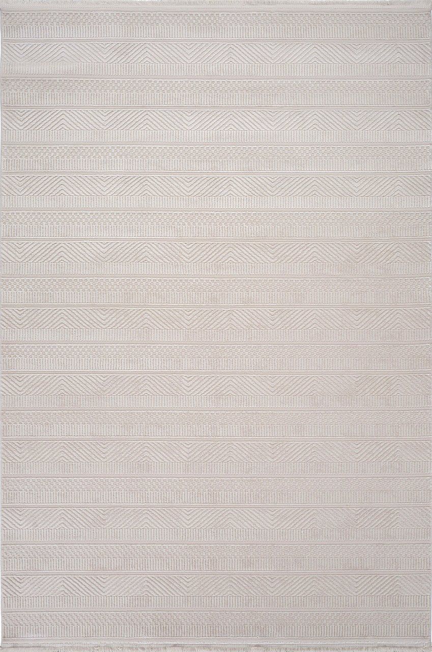 Artemis Halı Karizma 2811B Bej Beyaz Polyester Oturma Odası ve Salon Halısı