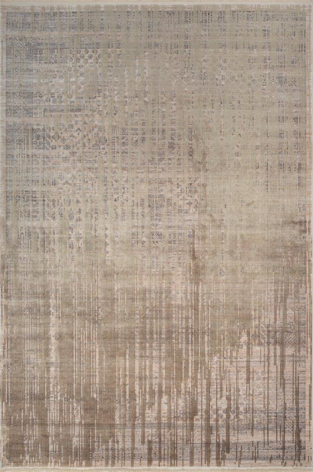 Elexus Halı Diamond 3845 Akrilik Viskon Pamuk Taban Eskitme Desenli Şık Halı