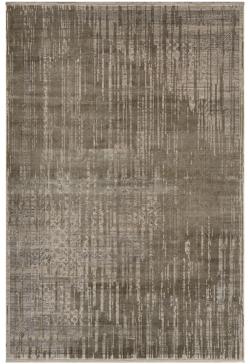 Elexus Halı Diamond 3845 Akrilik Viskon Pamuk Taban Eskitme Desenli Şık Halı