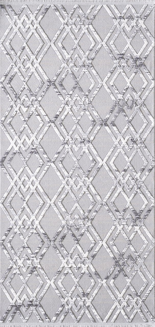 Artemis Halı Samoa 6440A Gri Krem Akrilik Modern Oturma Odası ve Salon Halısı