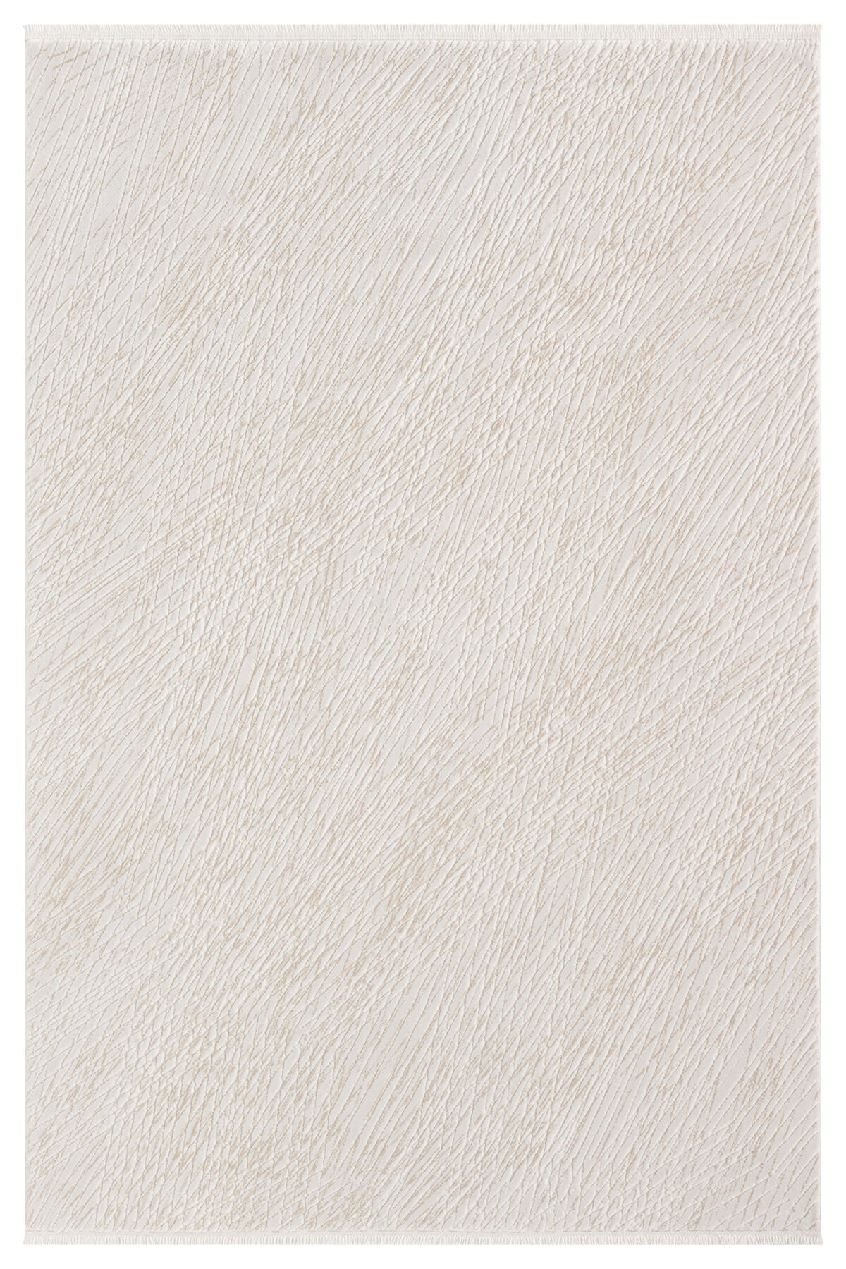 Seyran Halı Lima 0555 Bej Akrilik Pamuk Taban Modern Saçaklı Halı