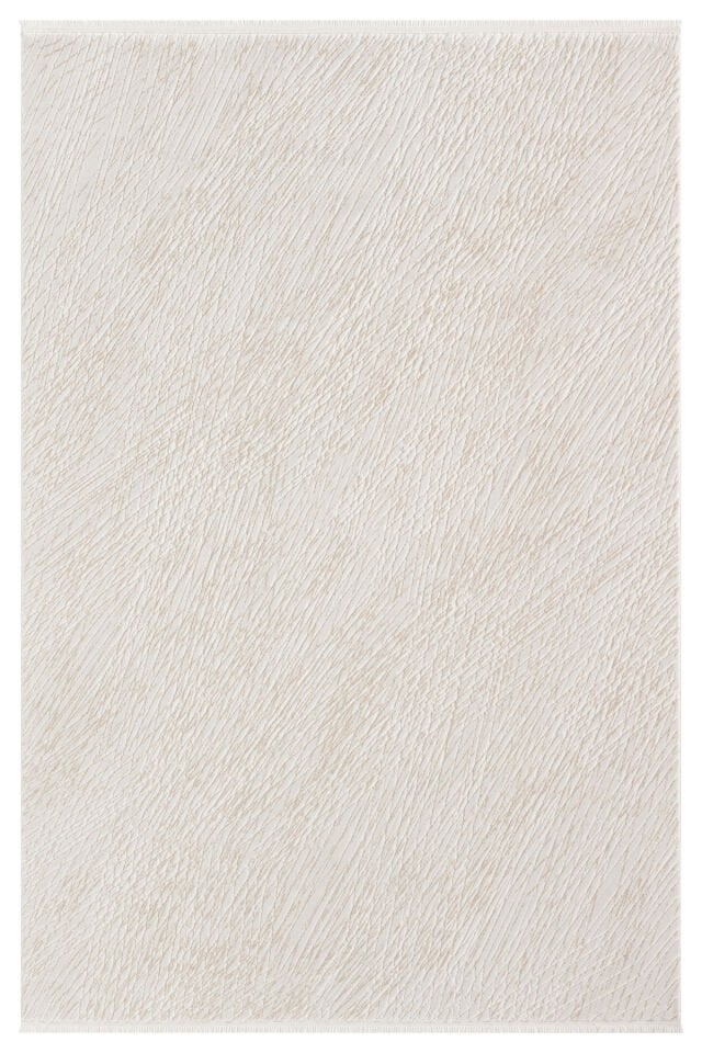 Seyran Halı Lima 0555 Bej Akrilik Pamuk Taban Modern Saçaklı Halı